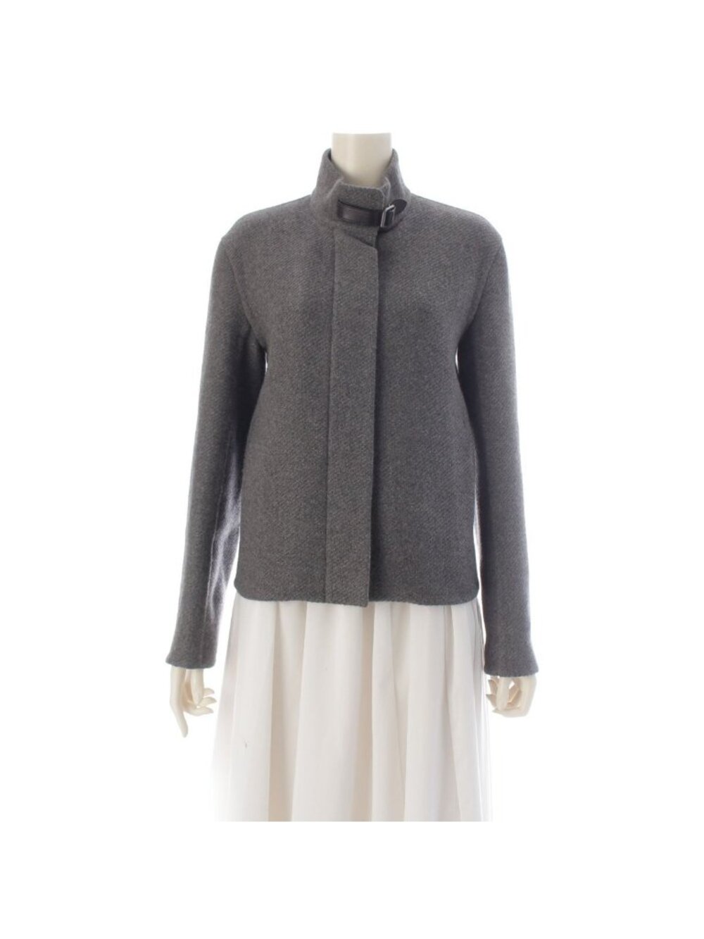 Hermes Martin Margiela Era Cashmere Hapi Belt Jacket Gray 36